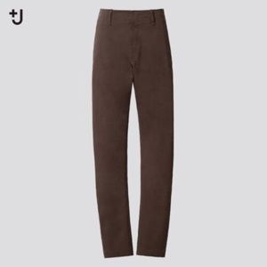 Jil Sander x Uniqlo 34 inch Dark Brown Chino Pants